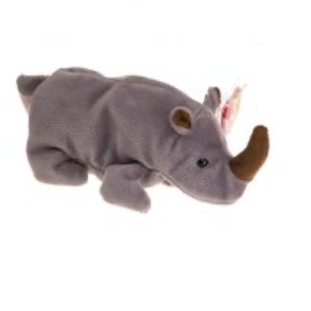 1996 Spike the Rhinoceros Beanie Baby